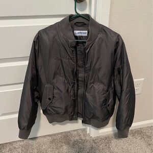Boeing Dark Grey Bomber Jacket - Down filled - small